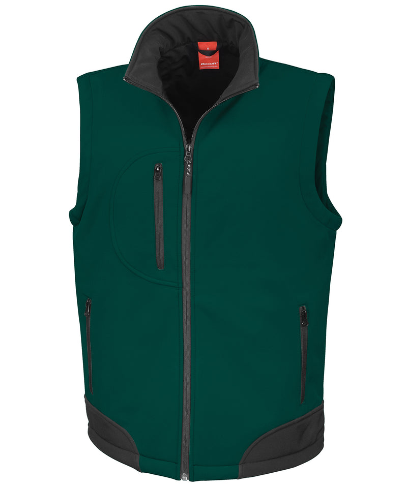RESULT Softshell bodywarmer - Plus-2-print
