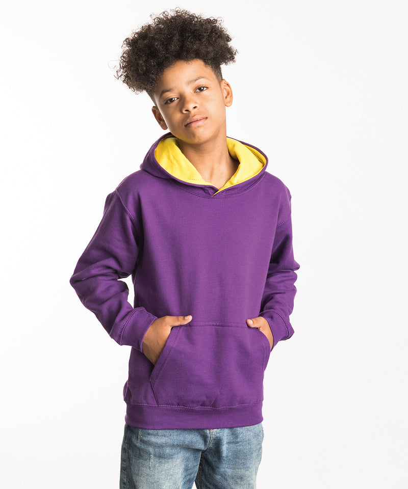 AWDis Kids Varsity Hoodie (JH03J)