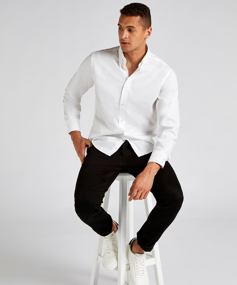 KUSTOM KIT - Premium Oxford shirt long-sleeved (tailored fit) - KK188