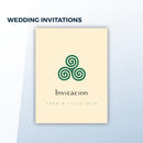 Wedding Invitations (folded A5 to A6)
