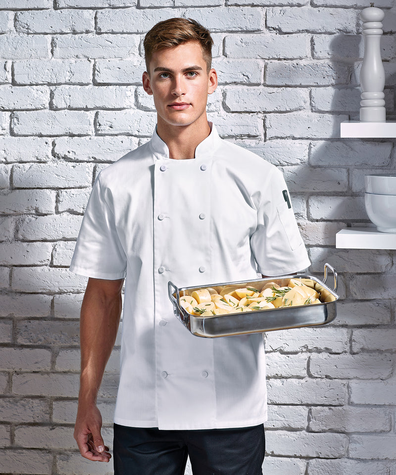 Coolchecker Short Sleeve Chef's Jacket