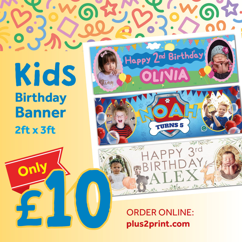 Kids Birthday Banner