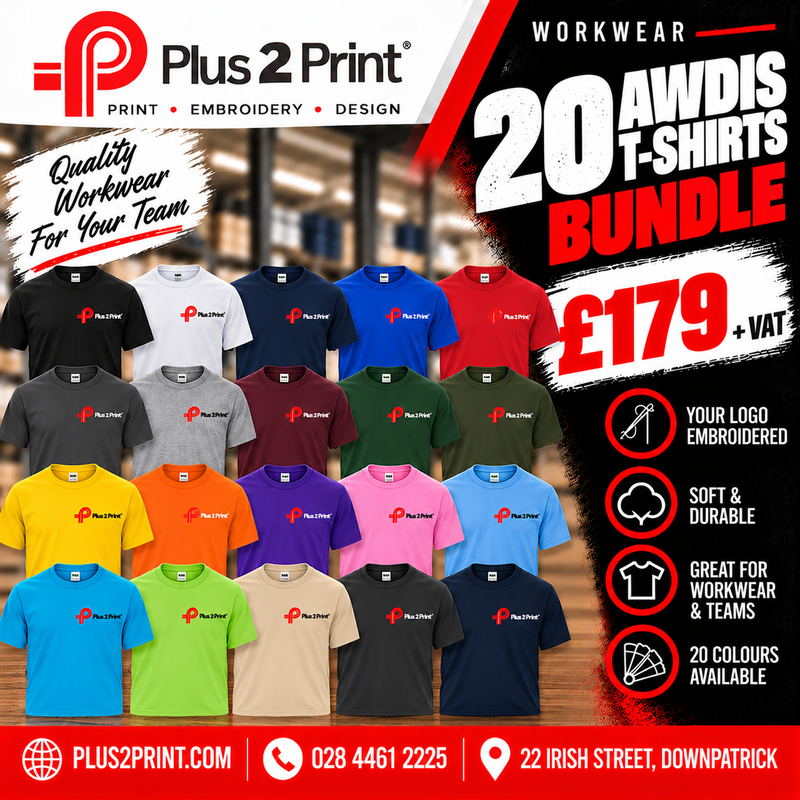 WINTER OFFER - 20 x AWDIS T-Shirt