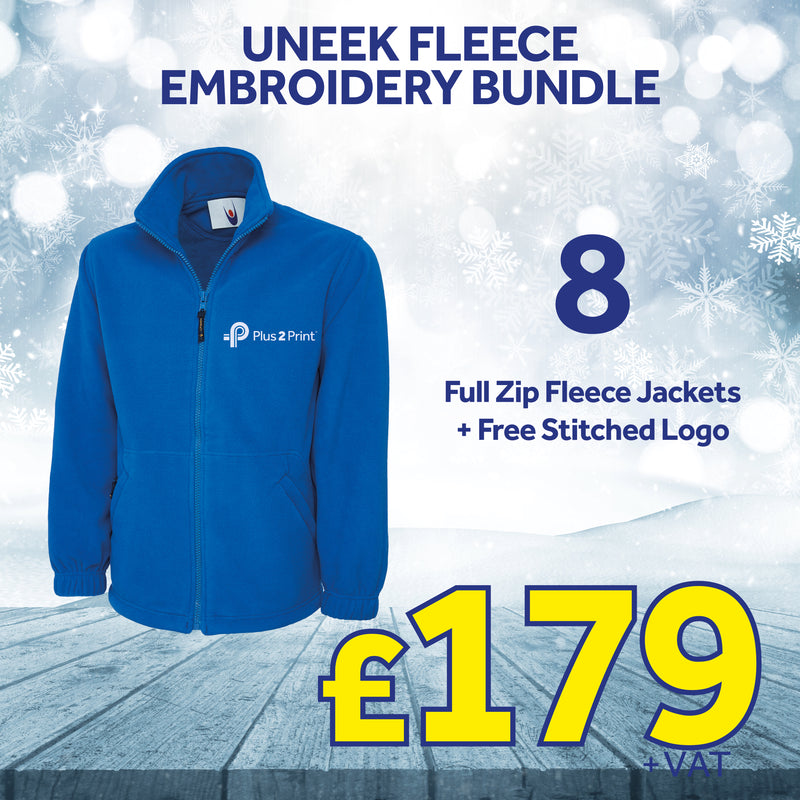 WINTER OFFER - 8 x Uneek Fleeces