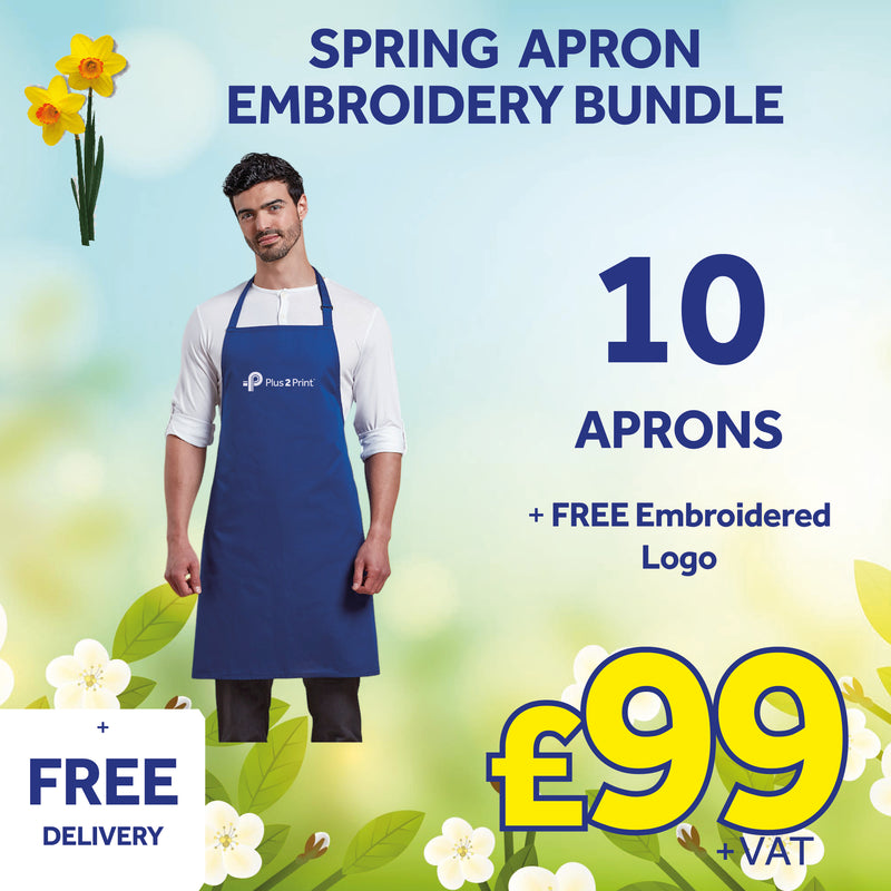 Spring Apron Embroidery Bundle