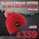 BLACK FRIDAY OFFER - 40 x Bobble Beanies