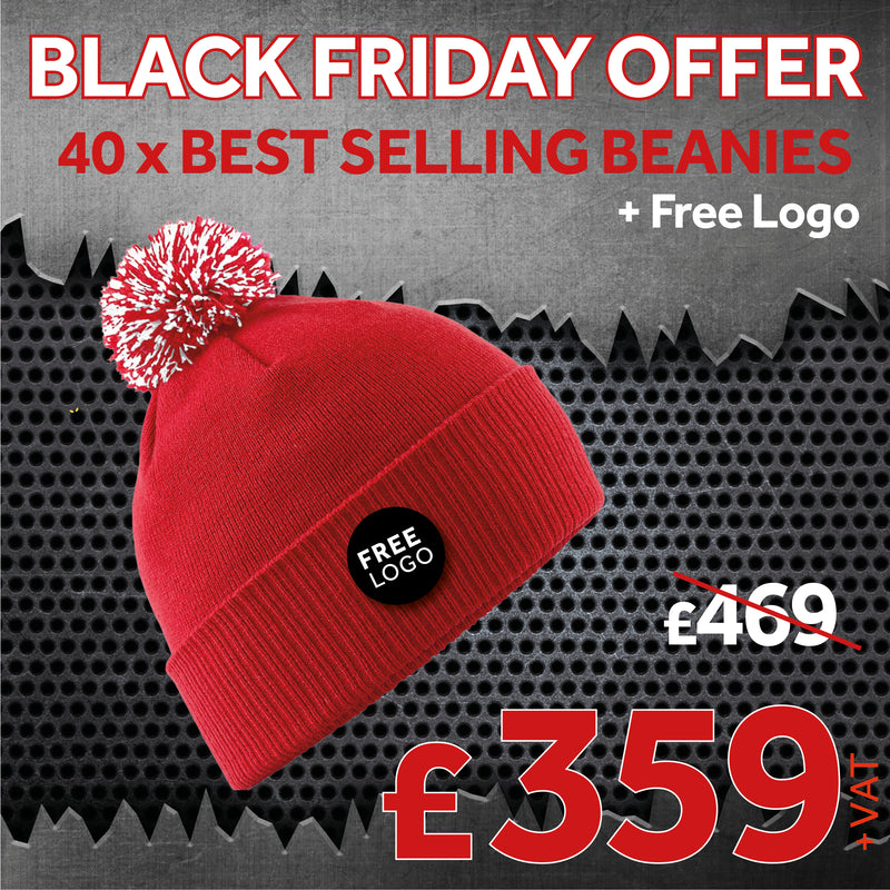 BLACK FRIDAY OFFER - 40 x Bobble Beanies