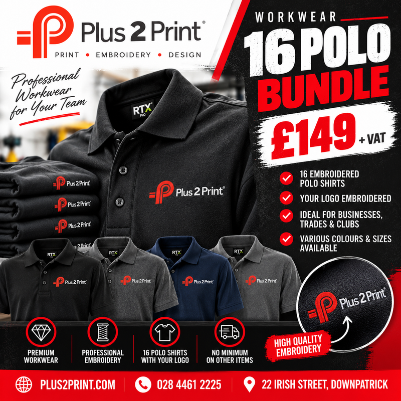 WINTER OFFER - 16 x Workwear Polo Shirts
