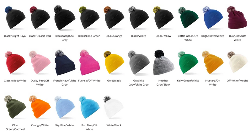 WINTER OFFER - 16 x Bobble Beanies