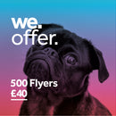 500 Flyers Offer