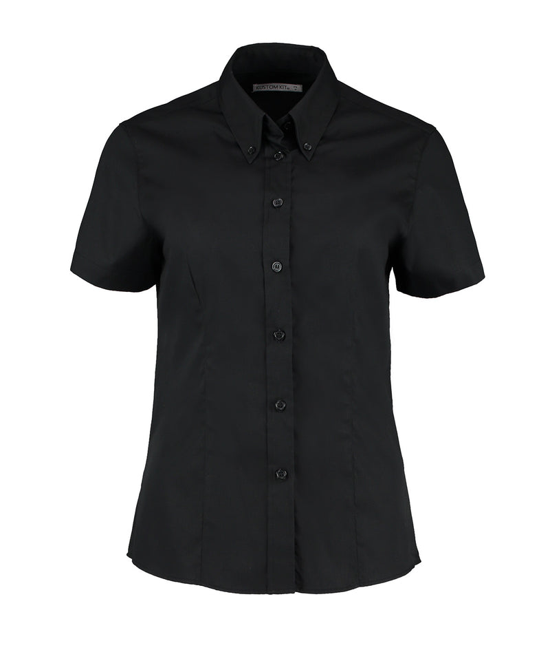 Kustom Kit Women's Short Sleeve Oxford Blouse (KK701)