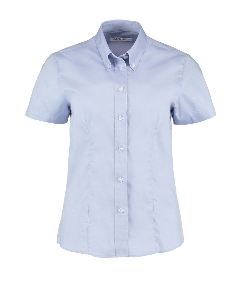 Kustom Kit Women's Short Sleeve Oxford Blouse (KK701)