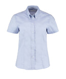 KUSTOM KIT - Women's corporate Oxford blouse short-sleeved (tailored fit) - KK701