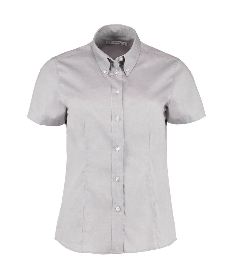 Kustom Kit Women's Short Sleeve Oxford Blouse (KK701)