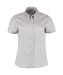 KUSTOM KIT - Women's corporate Oxford blouse short-sleeved (tailored fit) - KK701
