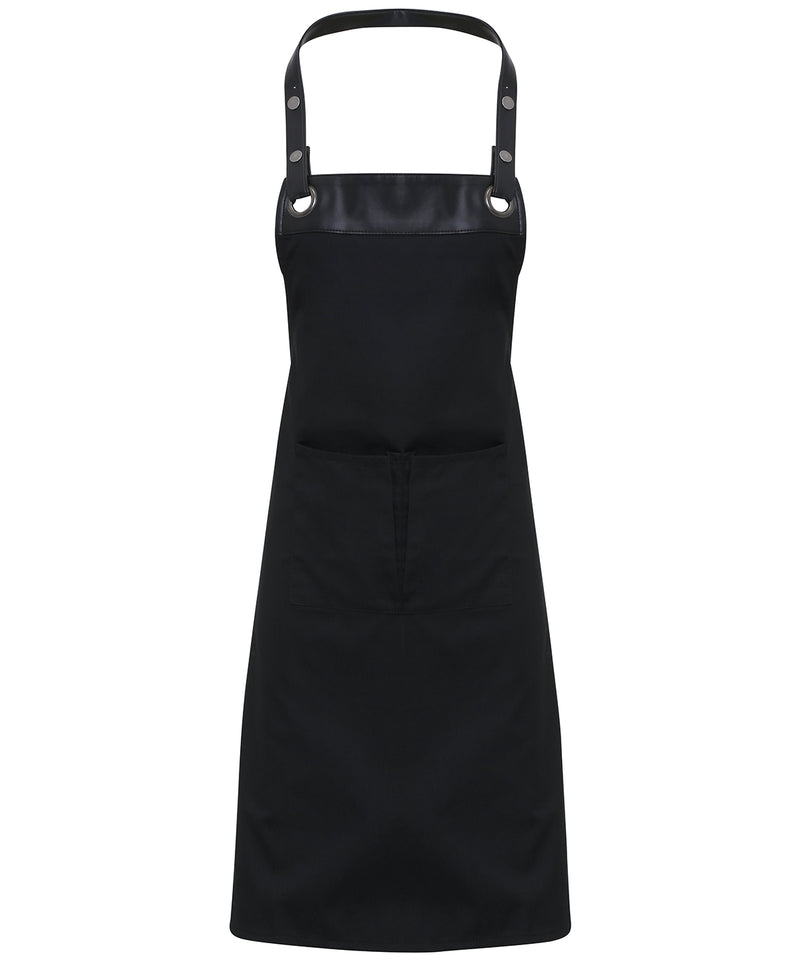Premier Espresso bib apron - PR123