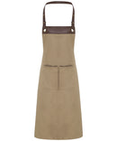 Premier Espresso bib apron - PR123