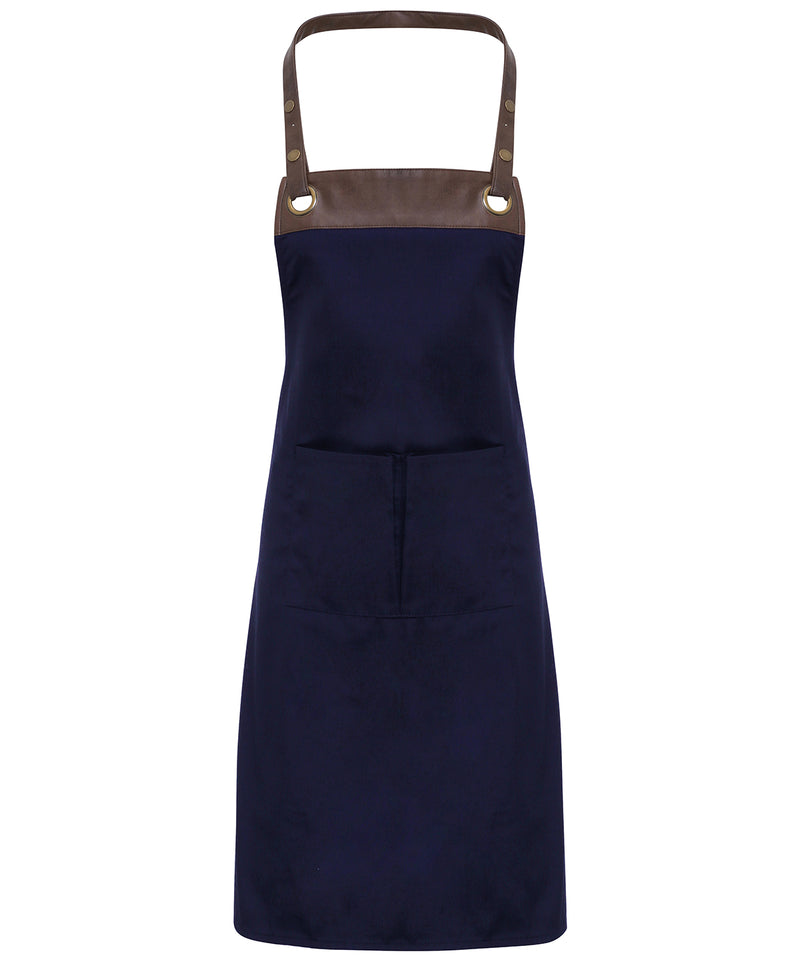 Premier Espresso bib apron - PR123