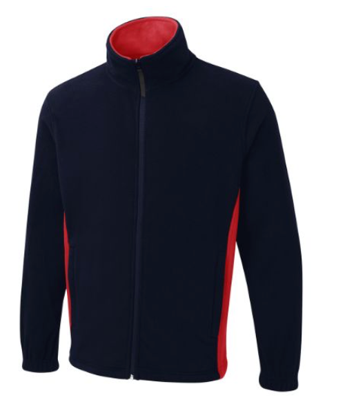 Uneek Two Tone Full-Zip Fleece