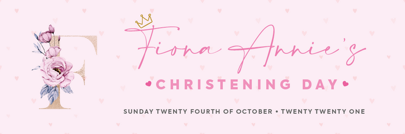 Christening / Party Banner