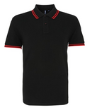 Men's classic fit tipped polo - AQ011