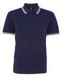 Men's classic fit tipped polo - AQ011