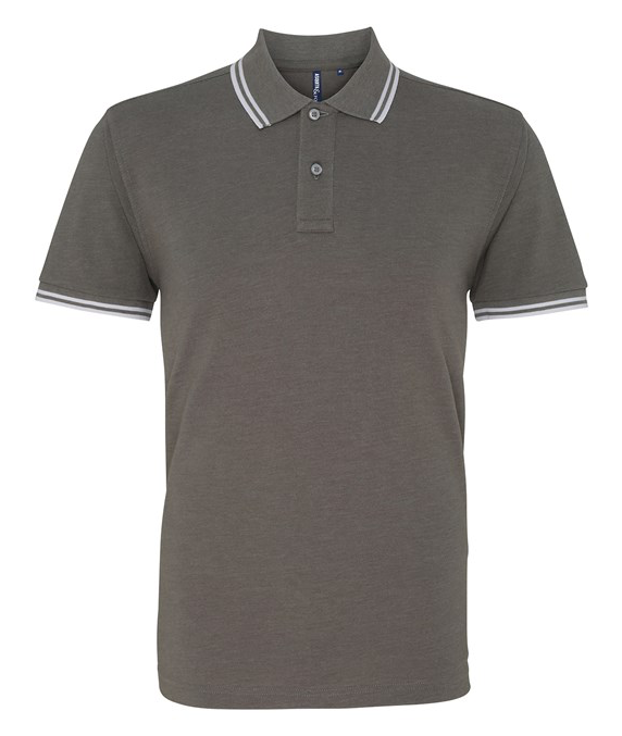 Men's classic fit tipped polo - AQ011