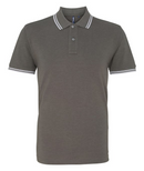 Men's classic fit tipped polo - AQ011