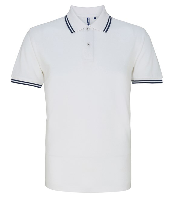 Men's classic fit tipped polo - AQ011
