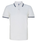 Men's classic fit tipped polo - AQ011