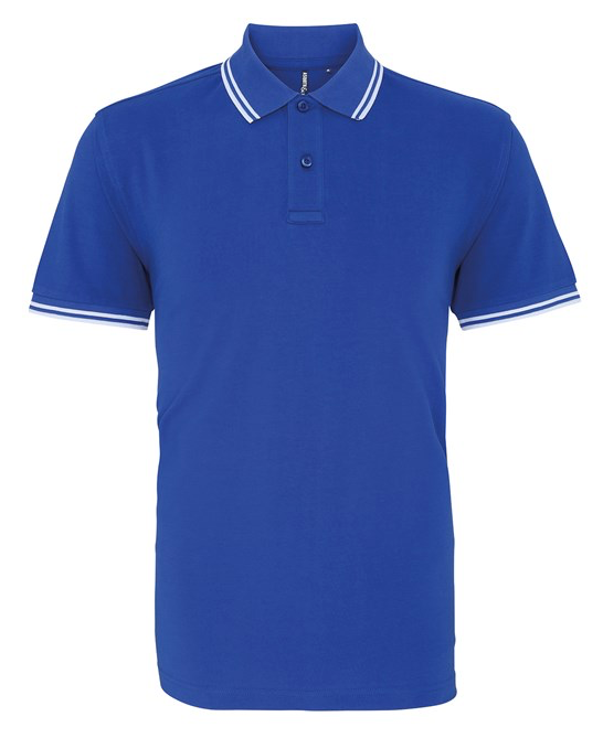 Men's classic fit tipped polo - AQ011