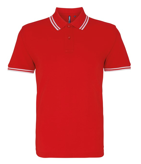 Men's classic fit tipped polo - AQ011