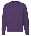 Fruit of the Loom - Mens Classic 80/20 raglan sweatshirt - SS270