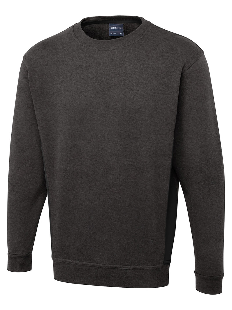 Uneek Two Tone Sweatshirt