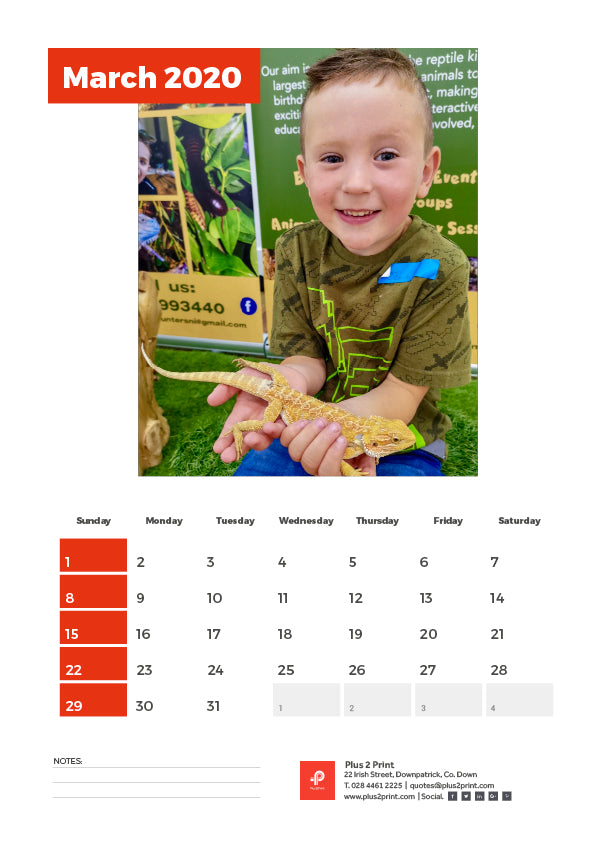Personalised Photo Calendars - Plus-2-print