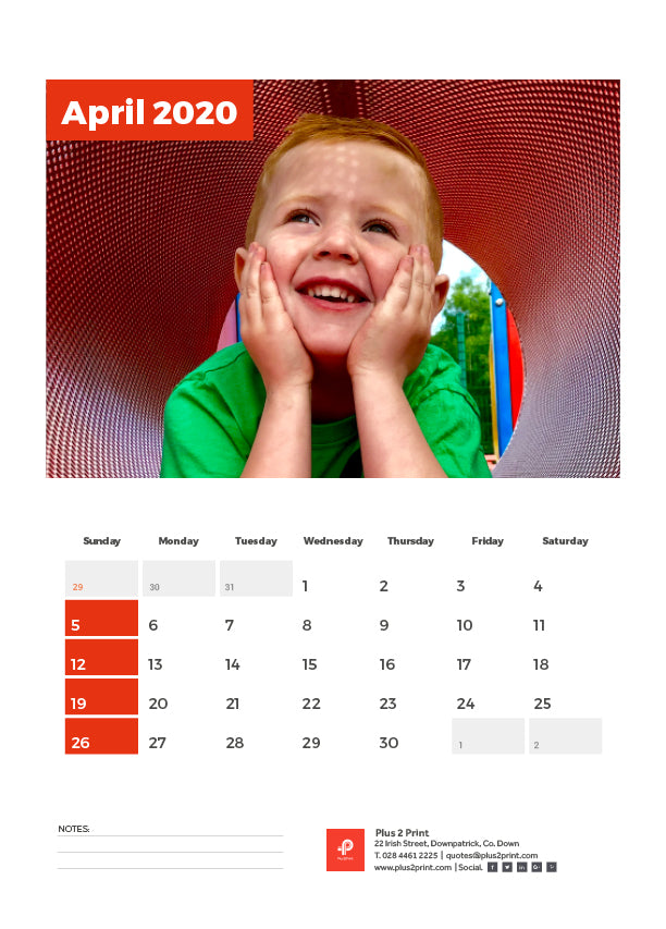 Personalised Photo Calendars - Plus-2-print