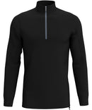 Callaway Pieced waffle 1/4 zip pullover