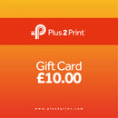 Plus 2 Print Gift Card