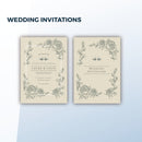 Wedding Invitations (folded A5 to A6)