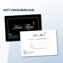 Gift Voucher (C6 105mm x 148mm)