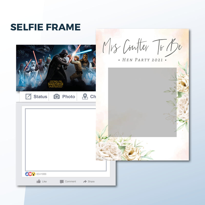 Bespoke Printed Selfie Frame