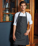 Premier - Jeans stitch bib apron- PR126