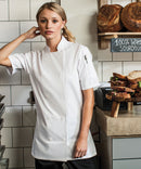 Premier Women's short sleeve chef's jacket