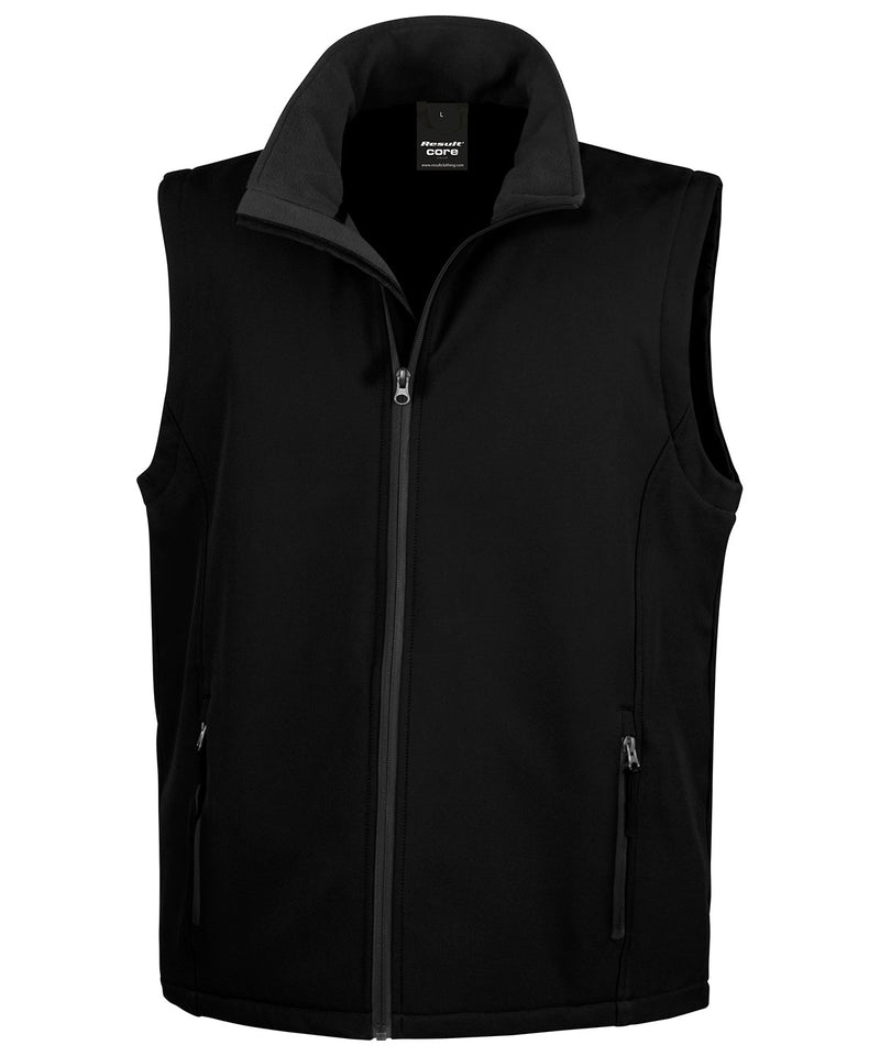 Result - Printable softshell bodywarmer - R232