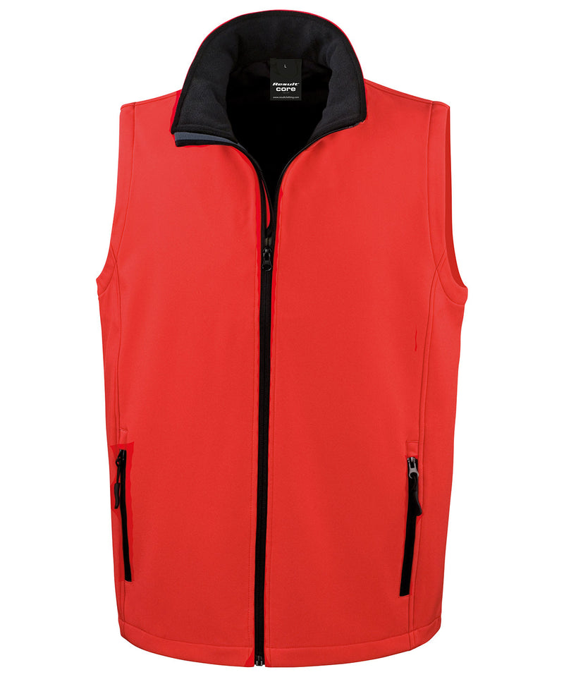 Result - Printable softshell bodywarmer - R232